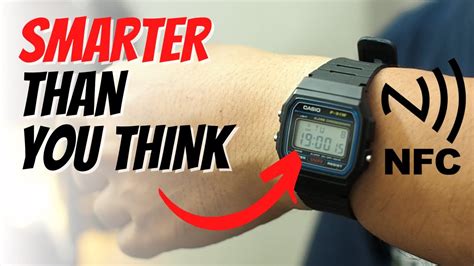 nfc tag in casio watch|Casio f 91w hacked.